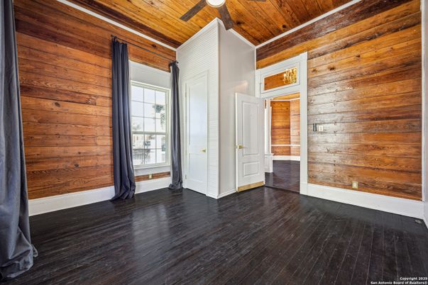Empty room, Interior, Wooden Ceilings, Wood Texture Flooring, Wooden Walls