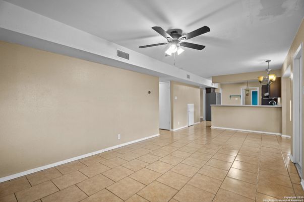 Chandelier, Empty room, Interior