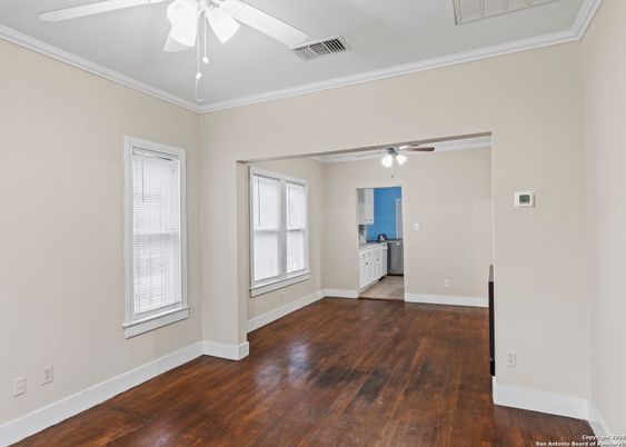 Empty room, Interior, Wood Texture Flooring