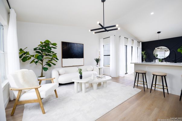 Interior, Pendant Lights, Recessed Lighting, Wood Texture Flooring