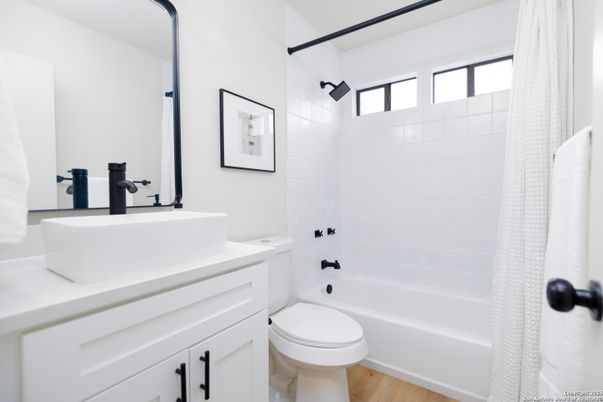 Bathroom, Interior, Wood Texture Flooring