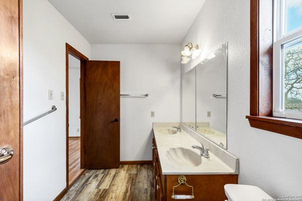 Bathroom, Interior, Wood Texture Flooring