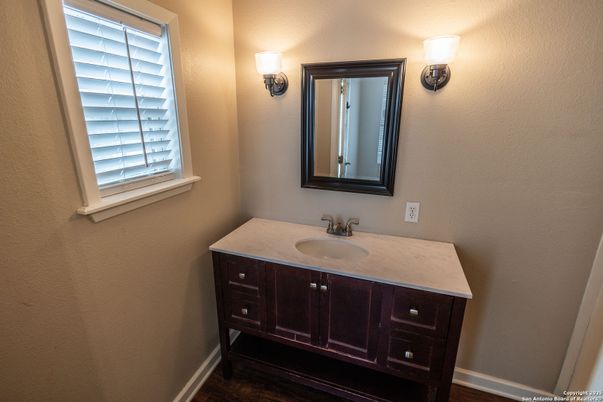 Bathroom, Interior, Wood Texture Flooring