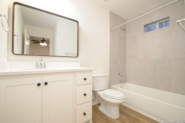 Bathroom, Interior, Wood Texture Flooring