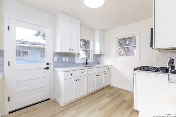 Interior, Kitchen, Wood Texture Flooring