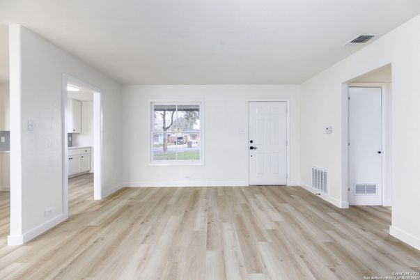 Empty room, Interior, Wood Texture Flooring