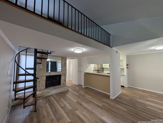 Fireplace, Interior, Wood Texture Flooring