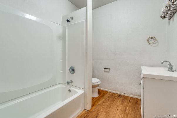 Bathroom, Interior, Wood Texture Flooring