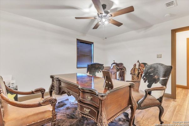 Home Office, Interior, Wood Texture Flooring