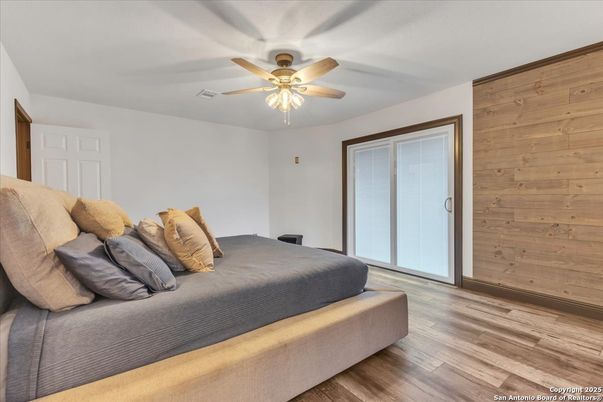 Bedroom, Interior, Wood Texture Flooring, Wooden Walls