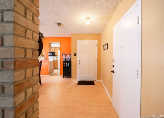 Interior, Kitchen, Stone Walls, Wood Texture Flooring