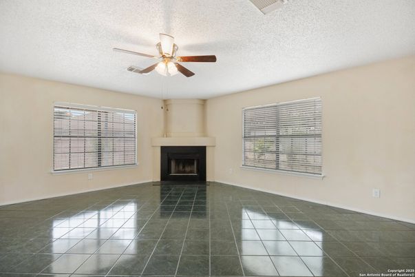 Empty room, Fireplace, Interior