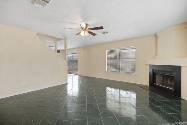 Empty room, Fireplace, Interior