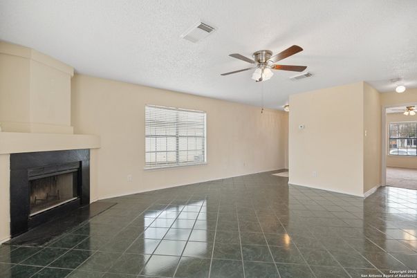 Empty room, Fireplace, Interior