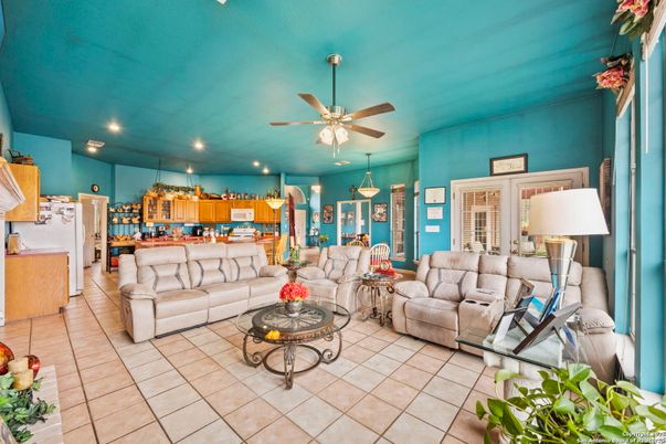 Interior, Kitchen, Living room, Recessed Lighting