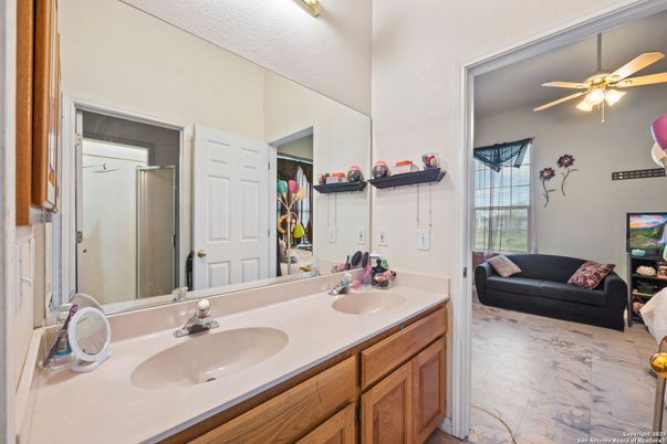 Bathroom, Dual Sink Vanities, Interior, Marble