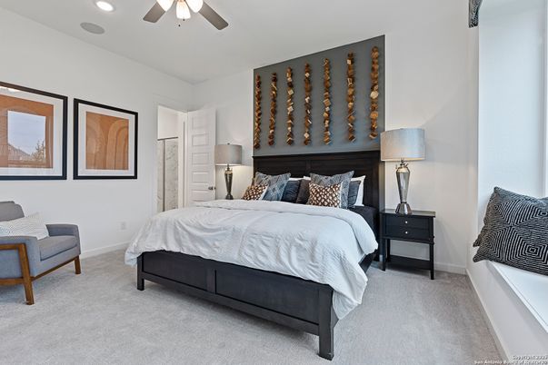 Bedroom, Interior, Recessed Lighting