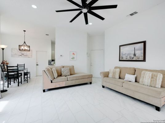 Dining room, Interior, Living room, Marble, Pendant Lights, Recessed Lighting