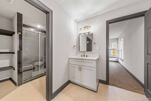 Bathroom, Glass Shower, Interior