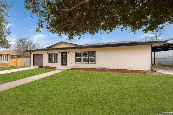 Attached, Backyard, Exterior, Facade, Ranch