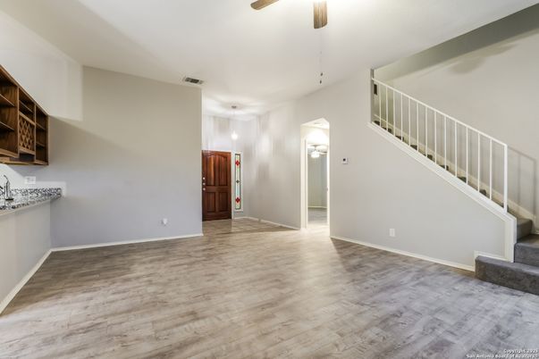 Interior, Pendant Lights, Wood Texture Flooring