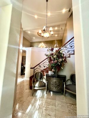 Chandelier, Interior, Recessed Lighting