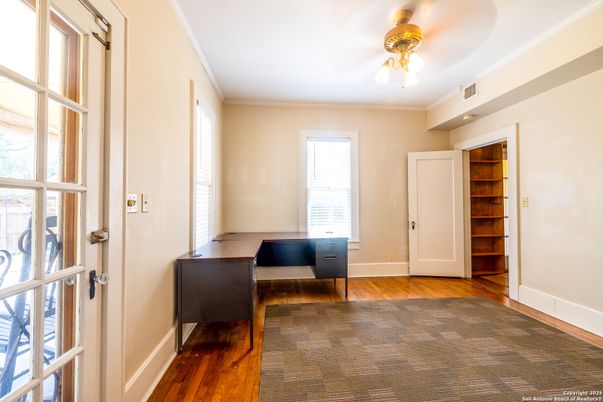 Home Office, Interior, Wood Texture Flooring