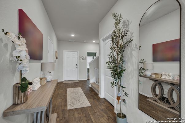 Interior, Recessed Lighting, Wood Texture Flooring
