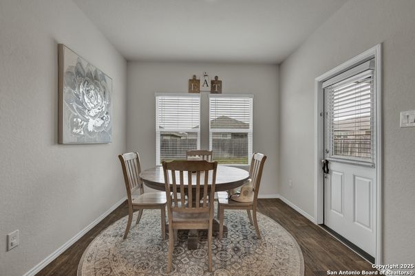 Dining room, Interior, Wood Texture Flooring