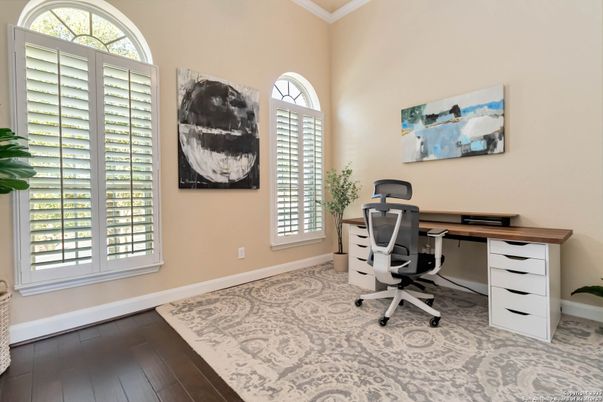 Home Office, Interior, Wood Texture Flooring