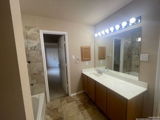 Bathroom, Dual Sink Vanities, Glass Shower, Interior