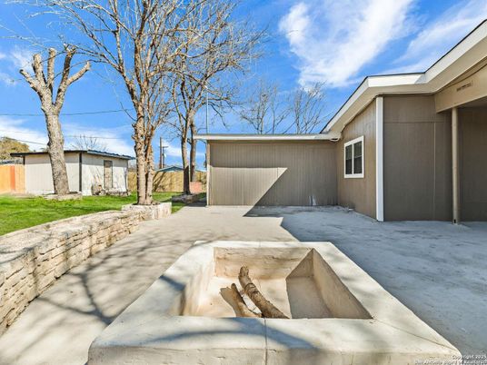 Backyard, Detached Garage, Exterior