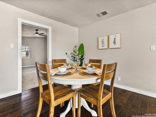 Dining room, Interior, Wood Texture Flooring
