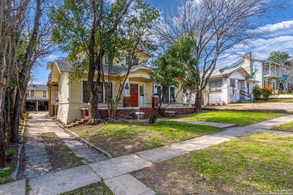Backyard, Exterior, Facade, Brick Facade, Queen Anne Victorian