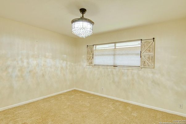 Chandelier, Empty room, Interior
