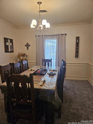Chandelier, Dining room, Interior