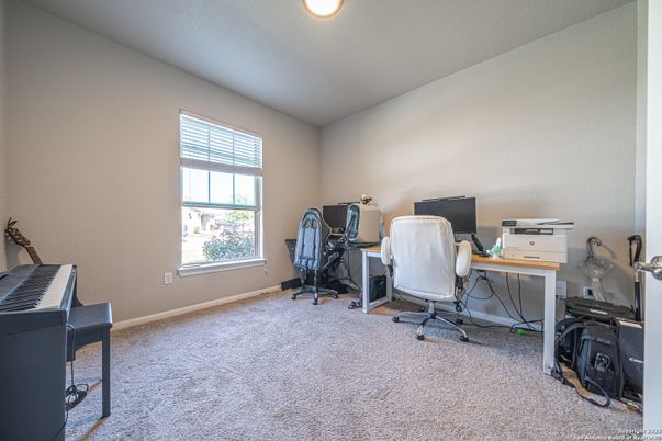 Home Office, Interior, Recessed Lighting