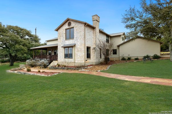 Backyard, Exterior, Facade, Mediterranean