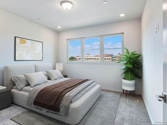 Bedroom, Interior, Recessed Lighting