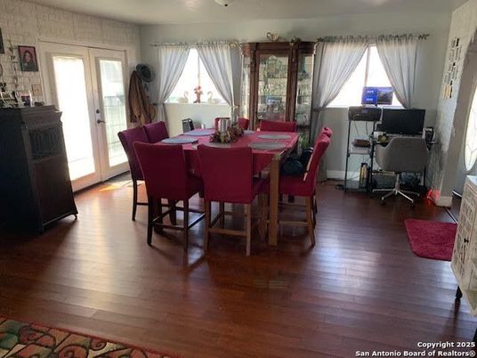 Dining room, Interior, Wood Texture Flooring