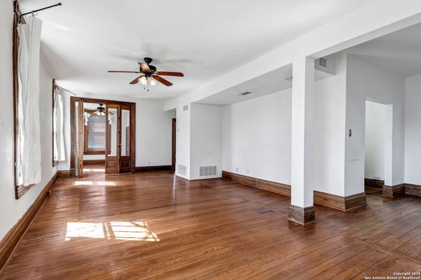 Empty room, Interior, Wood Texture Flooring