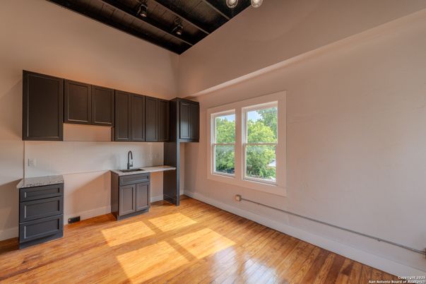 Interior, Kitchen, Wood Texture Flooring