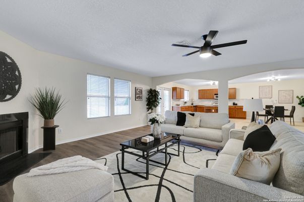 Dining room, Interior, Living room, Wood Texture Flooring