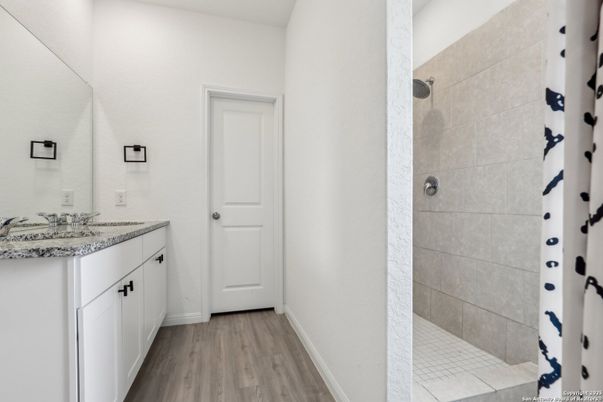 Bathroom, Interior, Wood Texture Flooring