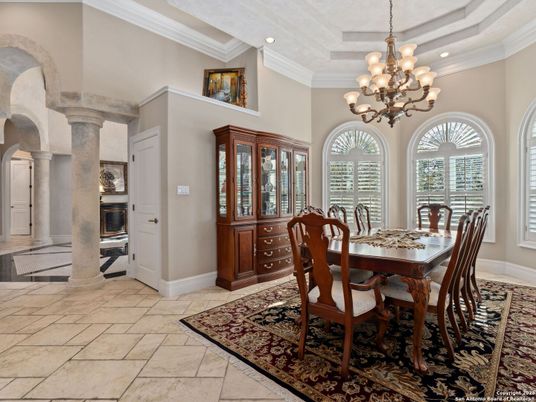 Chandelier, Dining room, Interior, Recessed Lighting