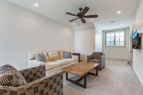 Interior, Living room, Recessed Lighting
