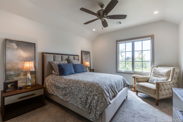 Bedroom, Interior, Recessed Lighting