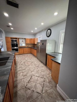 Interior, Kitchen, Recessed Lighting, Stainless Steel Appliances