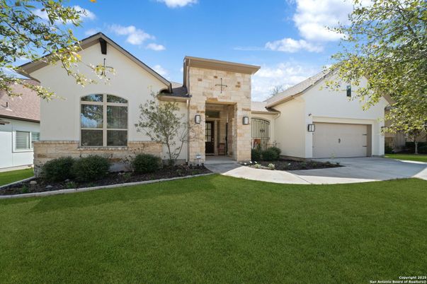 Attached, Backyard, Exterior, Facade, Spanish Mediterranean