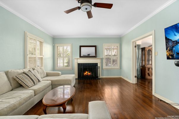 Fireplace, Interior, Living room, Wood Texture Flooring